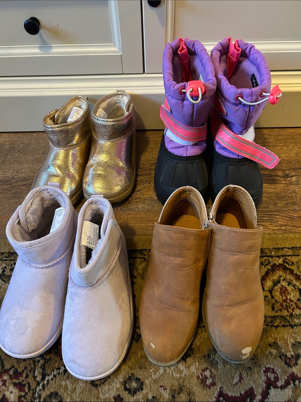 Lot of girls size 11 boots. Snow and Winter Boots - various brands.